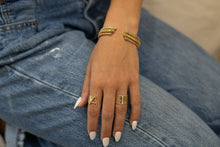Load image into Gallery viewer, 24K Gold Twisted Bangle