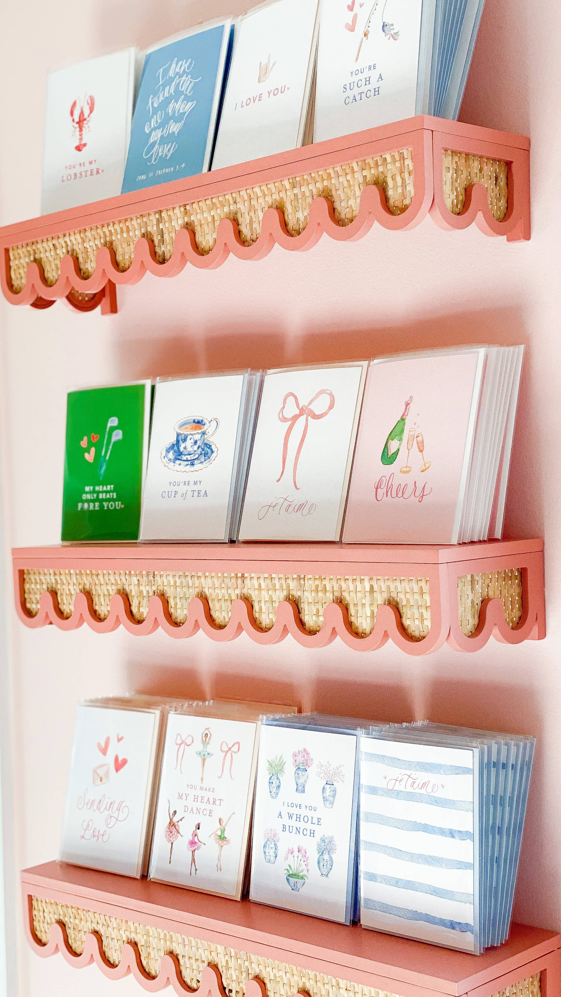 Je T'aime Watercolor Greeting Card