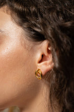 Load image into Gallery viewer, 18k Gold Looped Duo Studs