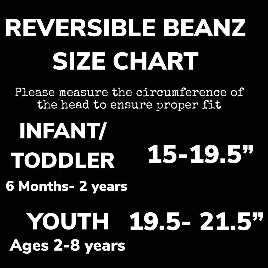 Check Yourself Checkered Reversible Beanz Beige: Adult