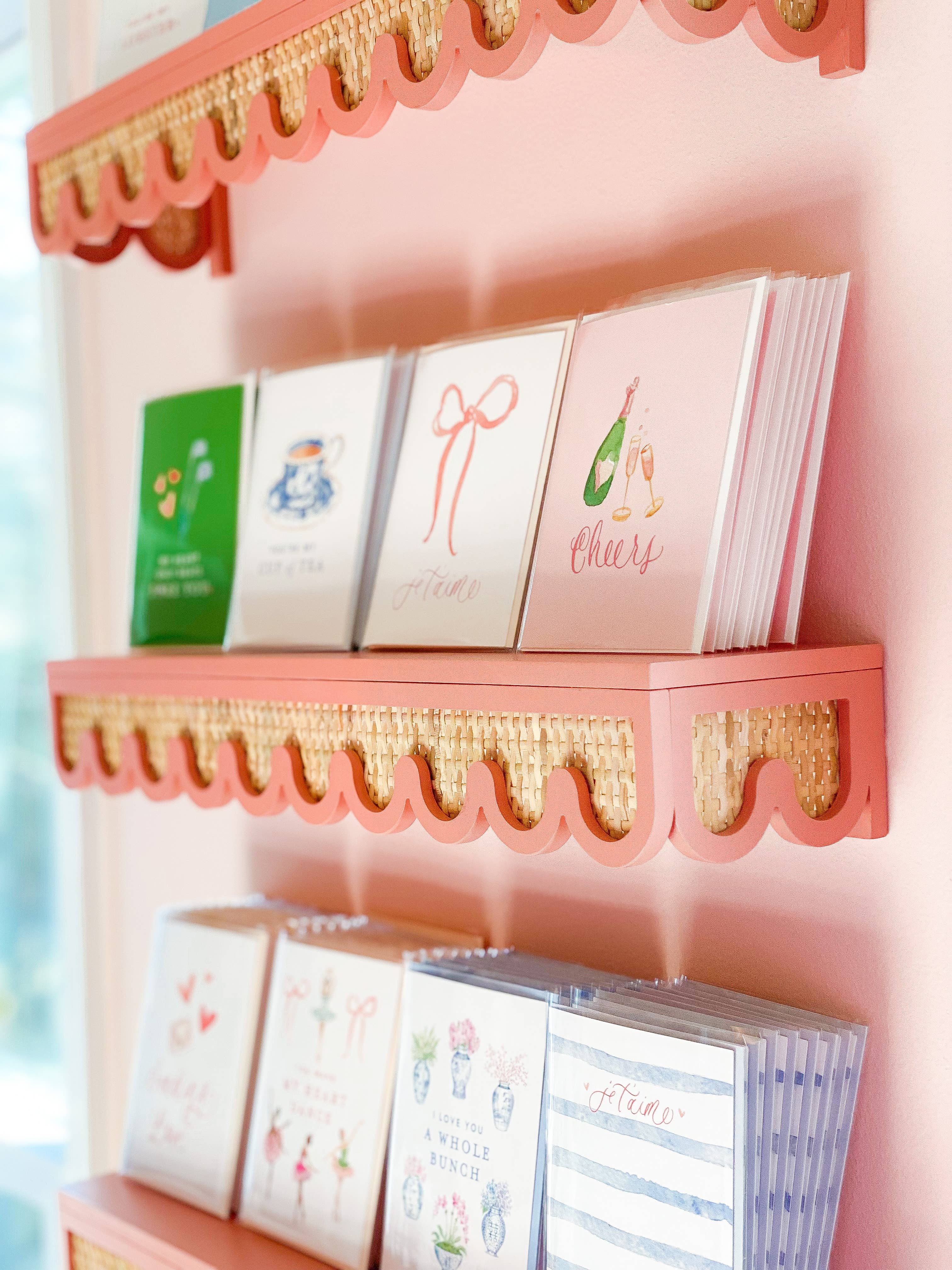 Je T'aime Watercolor Greeting Card