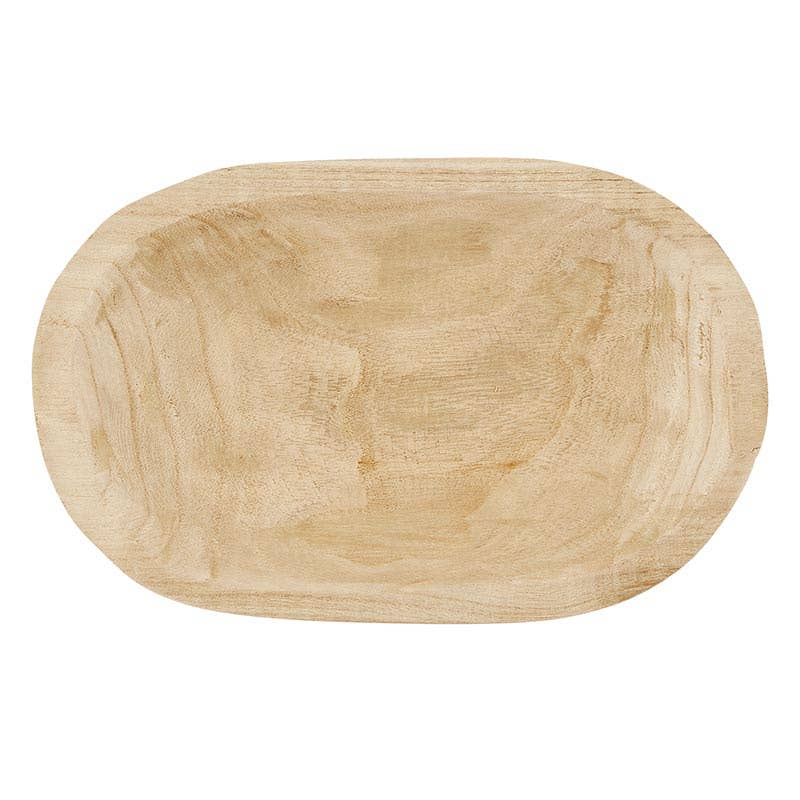 Paulownia Dough Bowl - Natural