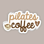 Pilates & Coffee Decal