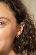 Load image into Gallery viewer, 18k Gold Looped Duo Studs