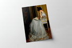 Vintage Portrait Woman Reading Print
