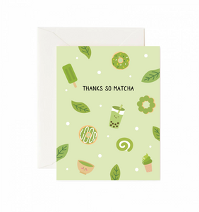 Thanks So Matcha Card