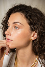 Load image into Gallery viewer, 18k Gold Looped Duo Studs