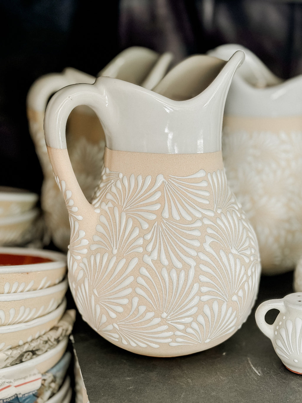 Talavera Jarra y Vasos Set