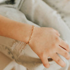 *Littles* Madeline Gold Filled Paperclip Bracelet 6"