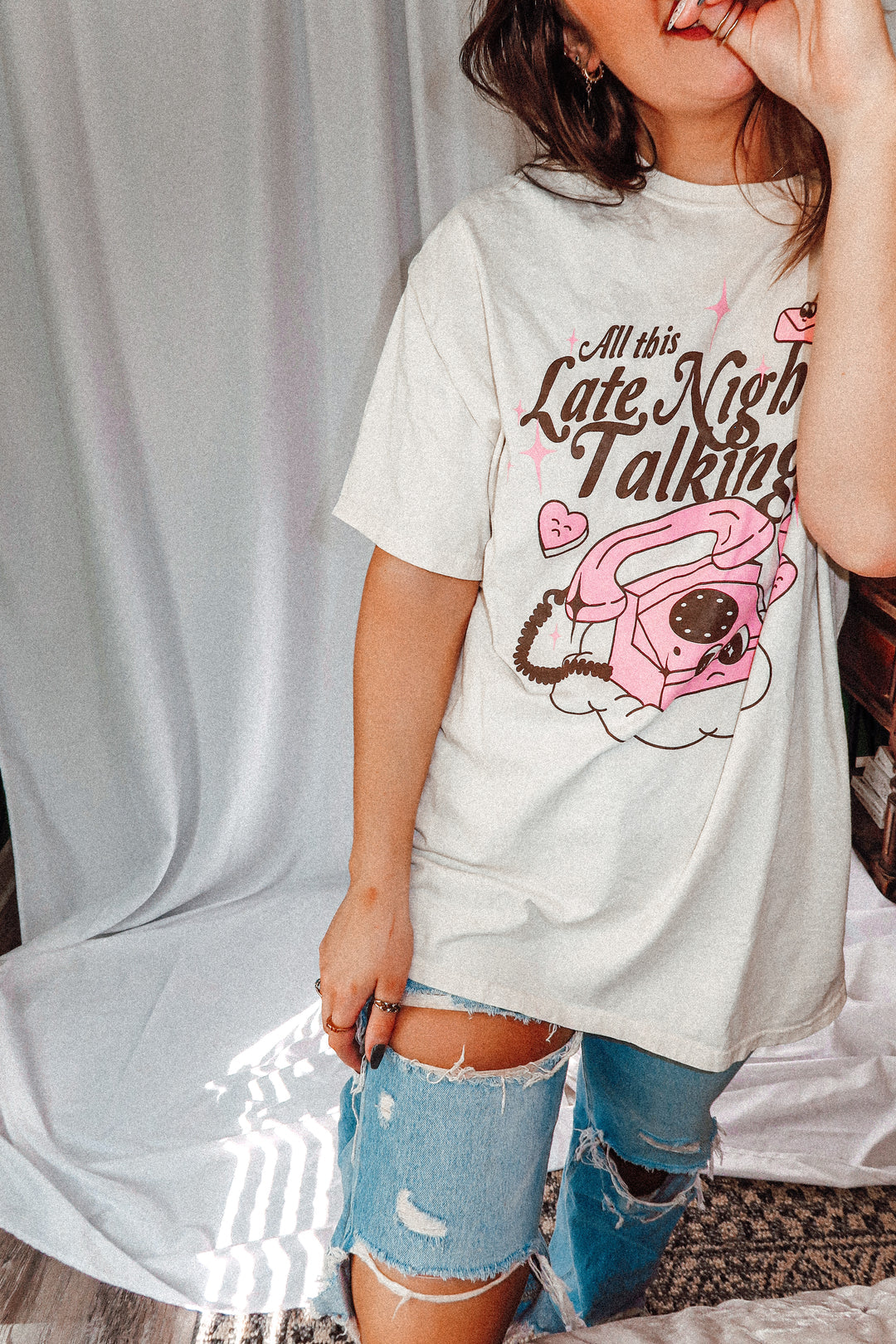 Late Night Talking Oversized TShirt | Harry Styles Inspired