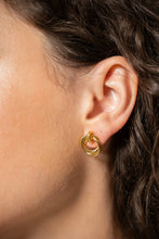 Load image into Gallery viewer, 18k Gold Looped Duo Studs