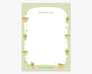 So Matcha To Do Notepad