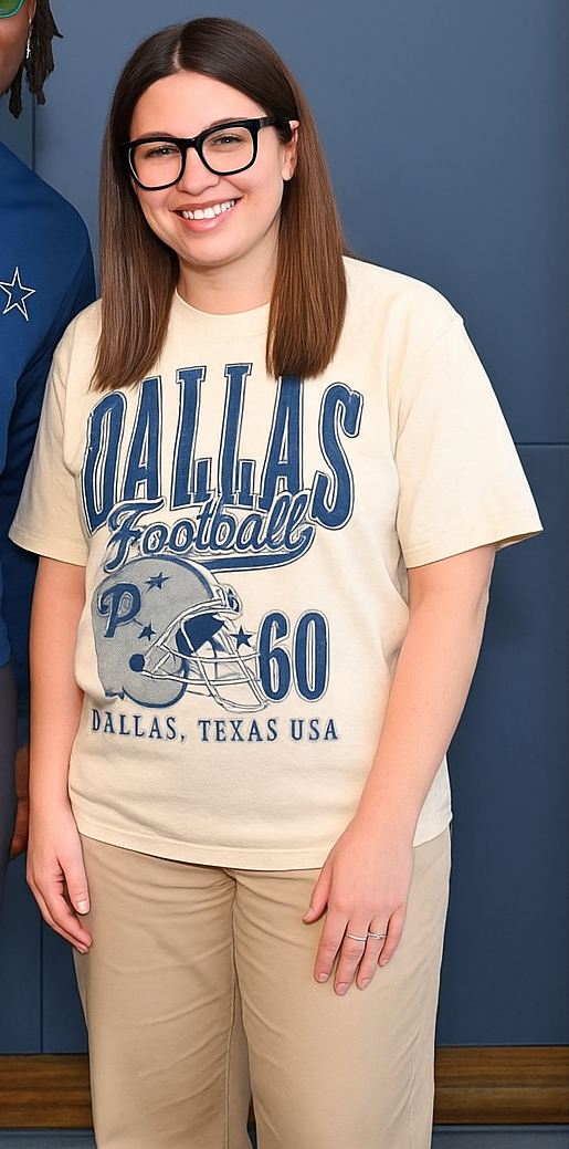 90's Vintage Dallas Football Oversized TShirt (New Design)