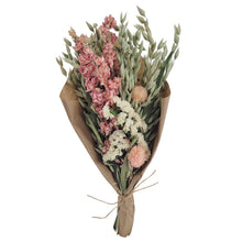 Load image into Gallery viewer, Petite 12&quot; Bouquet: Pink Larkspur and White Statice Flower