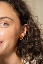 Load image into Gallery viewer, 18k Gold Looped Duo Studs