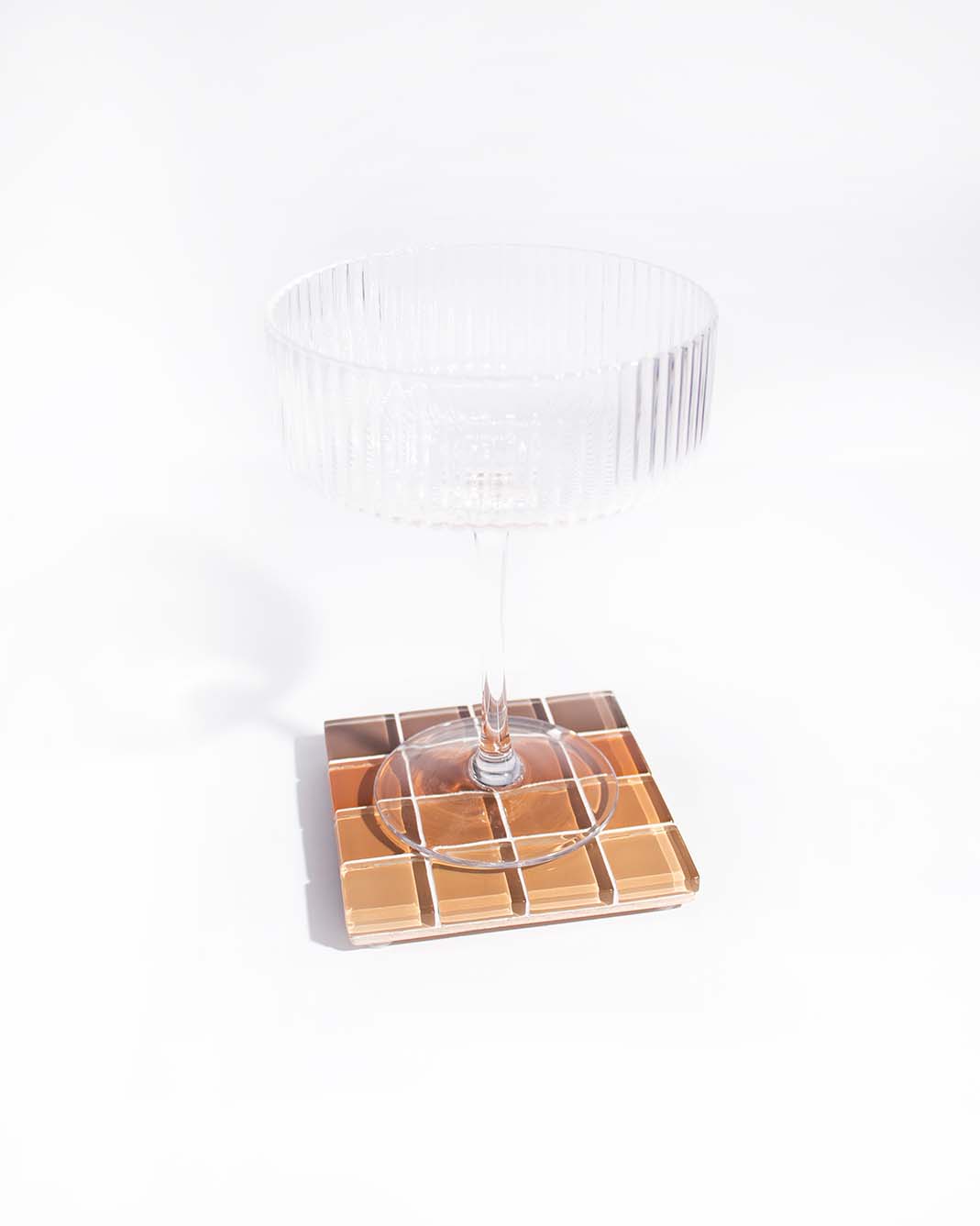 GLASS TILE COASTER - Ombre - Copper