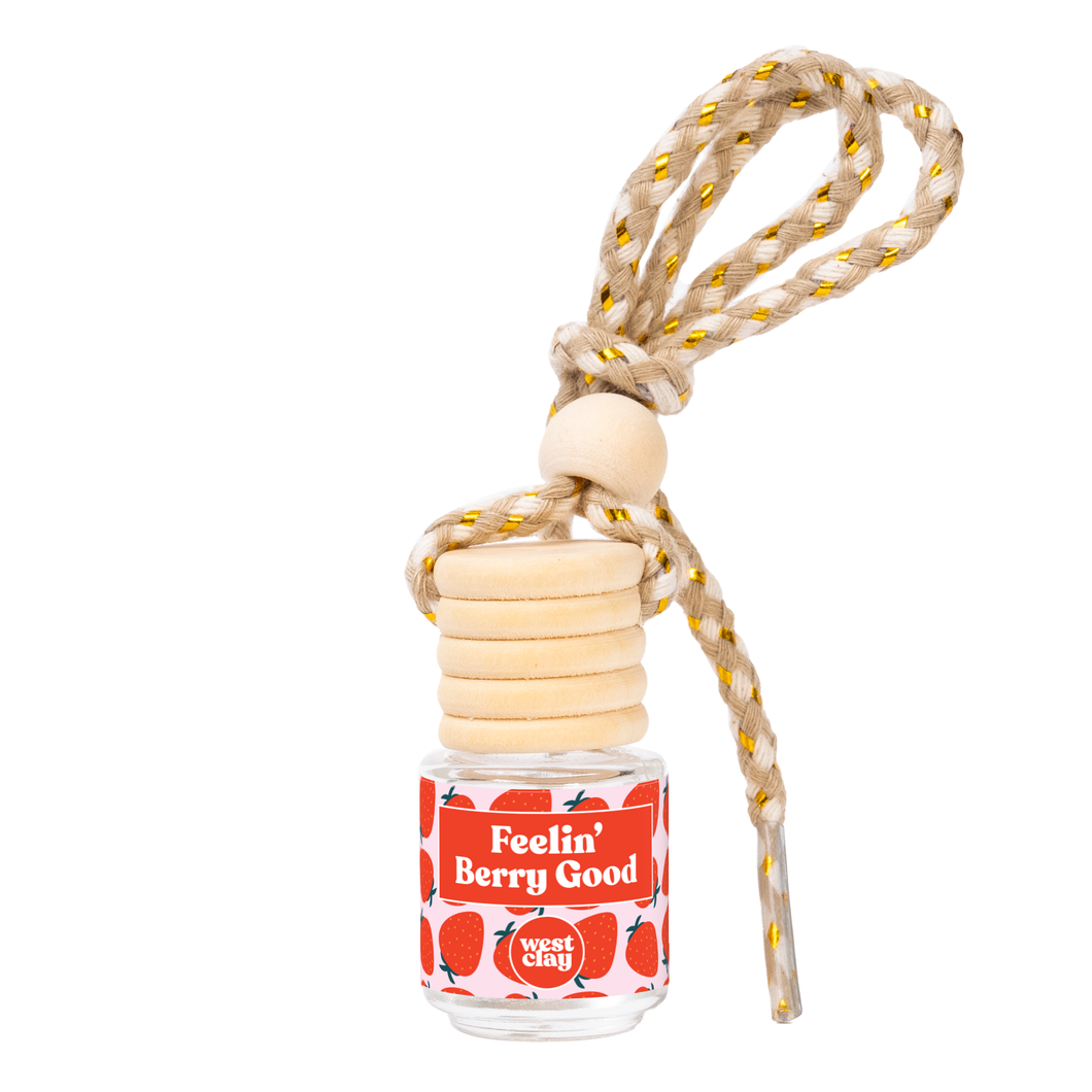 Feelin' Berry Good Strawberry Car Air Freshener Diffuser