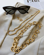 Tiny Tube Dangle Earrings Hoops