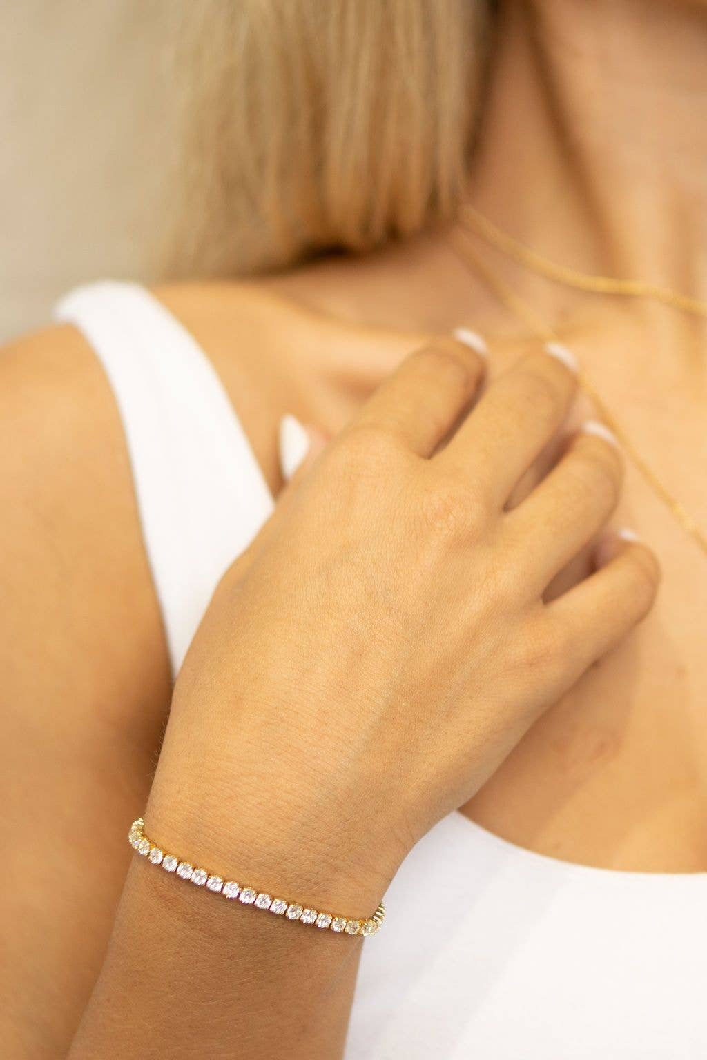 24K Gold Twisted Bangle