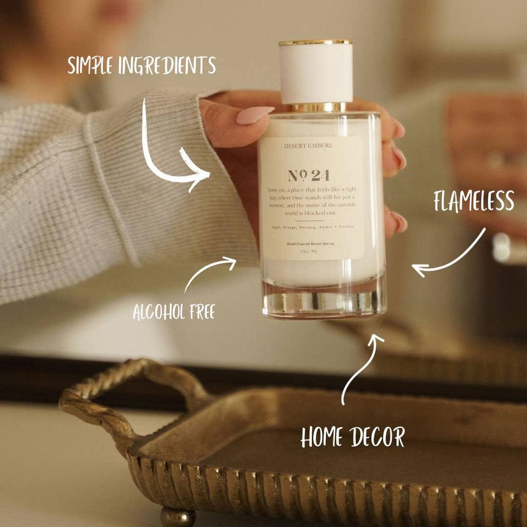 No. 24: Home - Cozy Apple, Orange, Spice Scented Room Spray