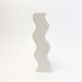 Wavy Vase, White