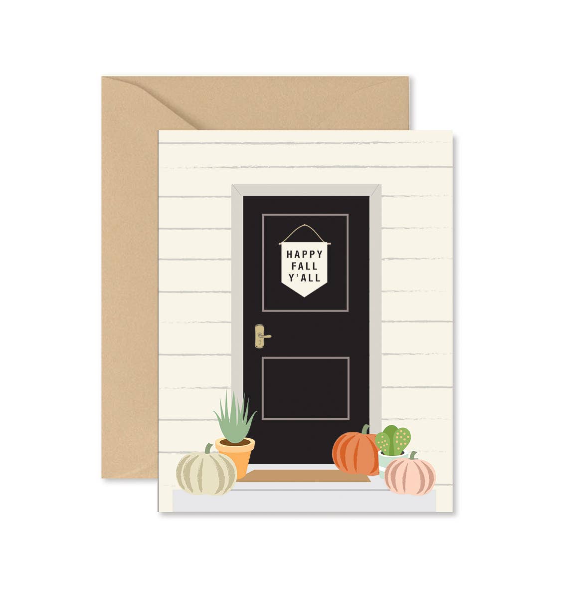 Front Step Fall Y’all Greeting Card