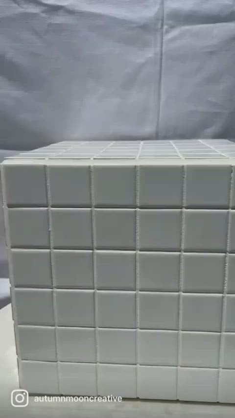 Tile Cube Plant Stand