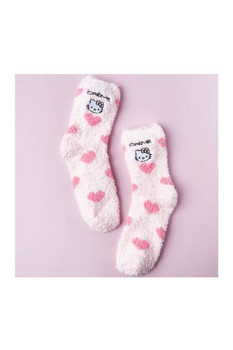 TCS Hello Kitty Sweet Heart Sole Soft Cozy Socks