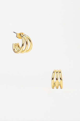 Triple Mini Hoops