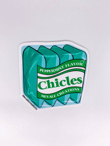 Teal Chicles Sticker