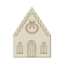 Load image into Gallery viewer, Gingerbread House Bamboo Cutting Board