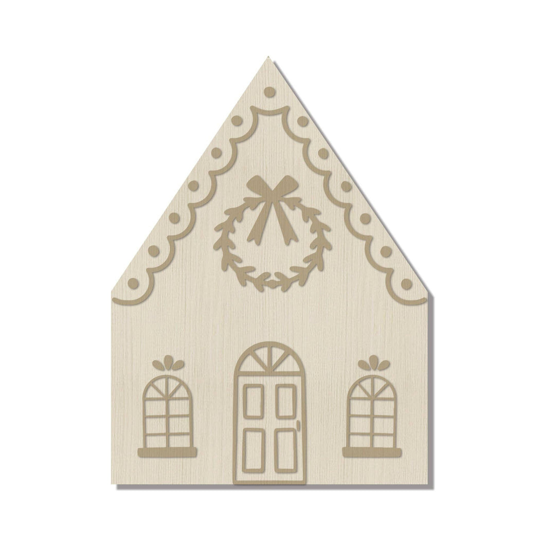 Gingerbread House Bamboo Cutting Board