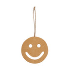 Smiley face Leather Ornament