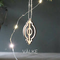 Christmas tree decors, Scandinavian Christmas 2 pcs