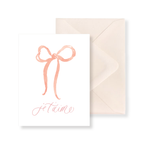 Je T'aime Watercolor Greeting Card