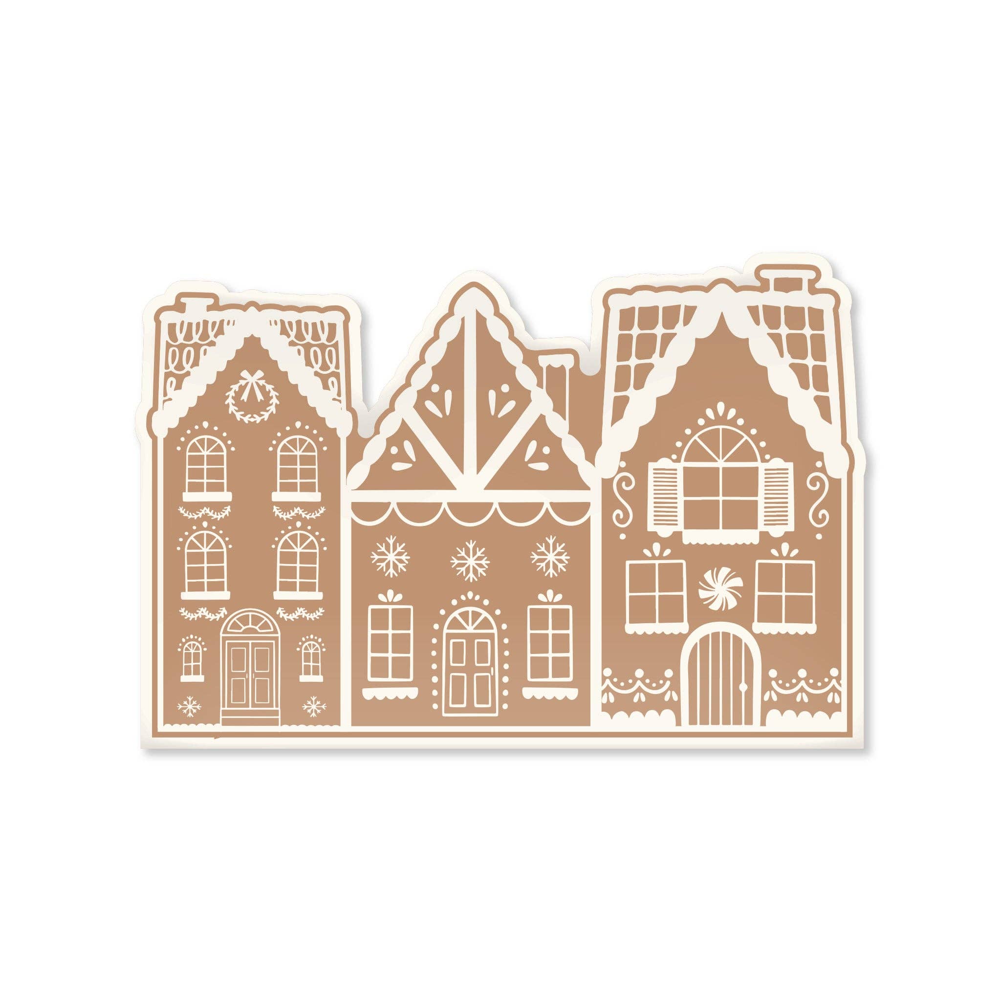 Gingerbread House Shaped Melamine Tray