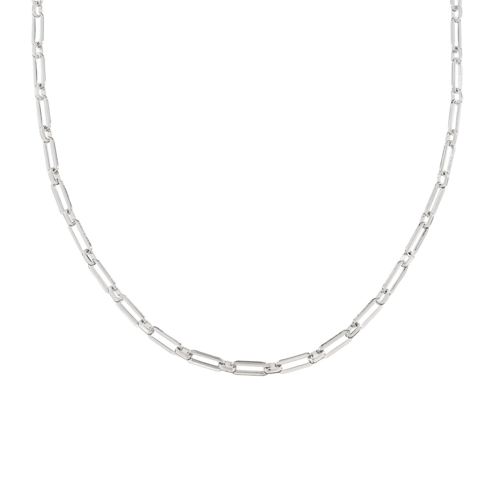 Paperclip Chain Silver