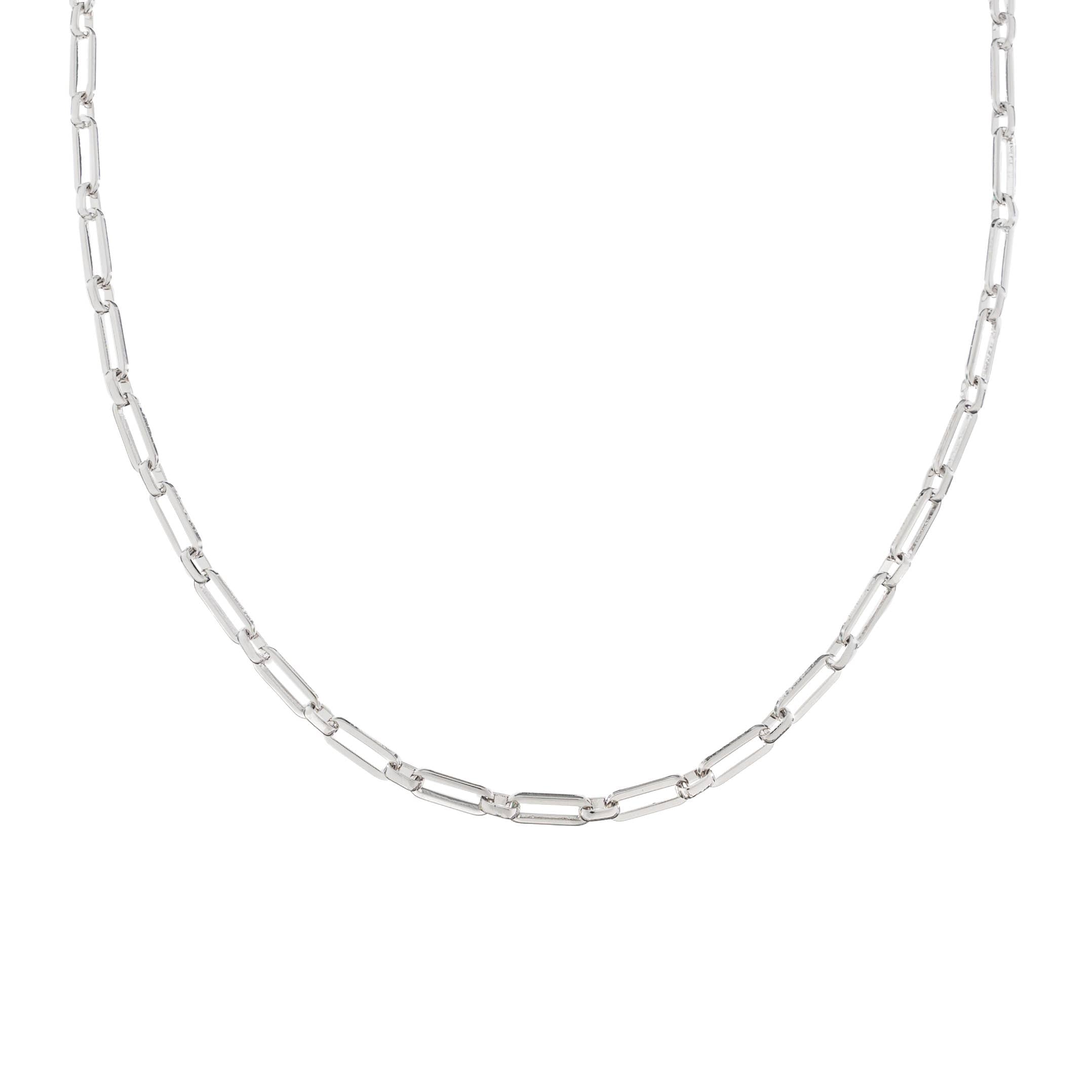 Paperclip Chain Silver