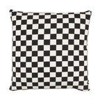 Black Checkered Pillow