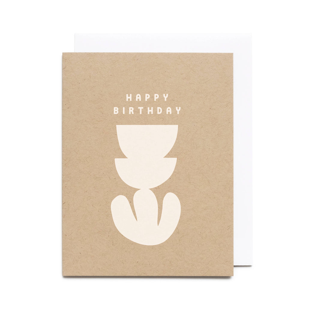 Happy Birthday Silhouette Card