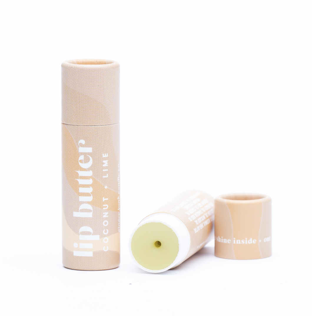 Coconut Lime Beeswax Lip Butter