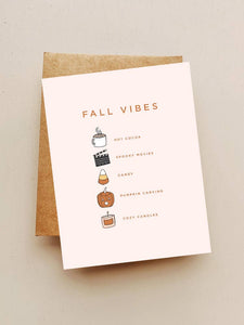 Fall Vibes Card