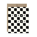 Checker Thank You - Card