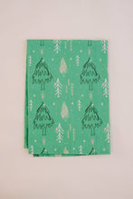 Load image into Gallery viewer, Full Pattern Winter Trees | Christmas Holiday Flour Sack Towel