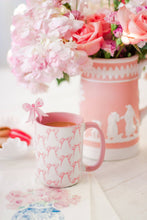 Load image into Gallery viewer, Pink Grandmillennial Bows 15oz Tall Watercolor Mug
