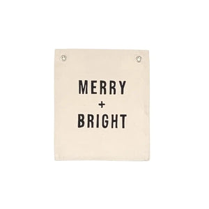 Merry + Bright banner
